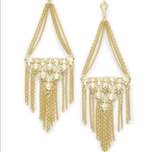 Kendra Scott Mandy Chandelier Earrings - Gold